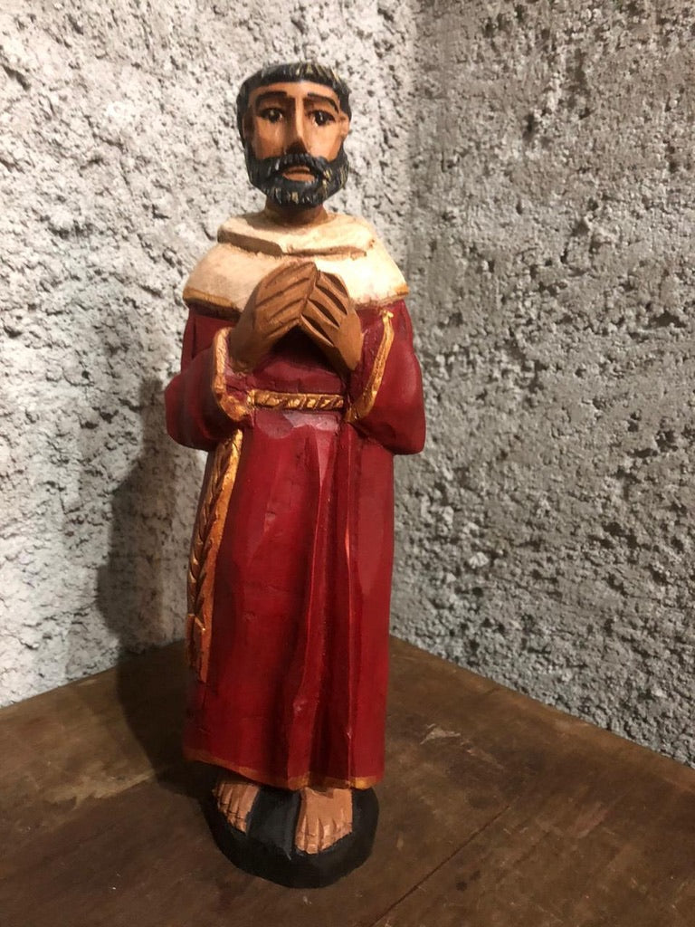 St. Anthony's carved wood figure