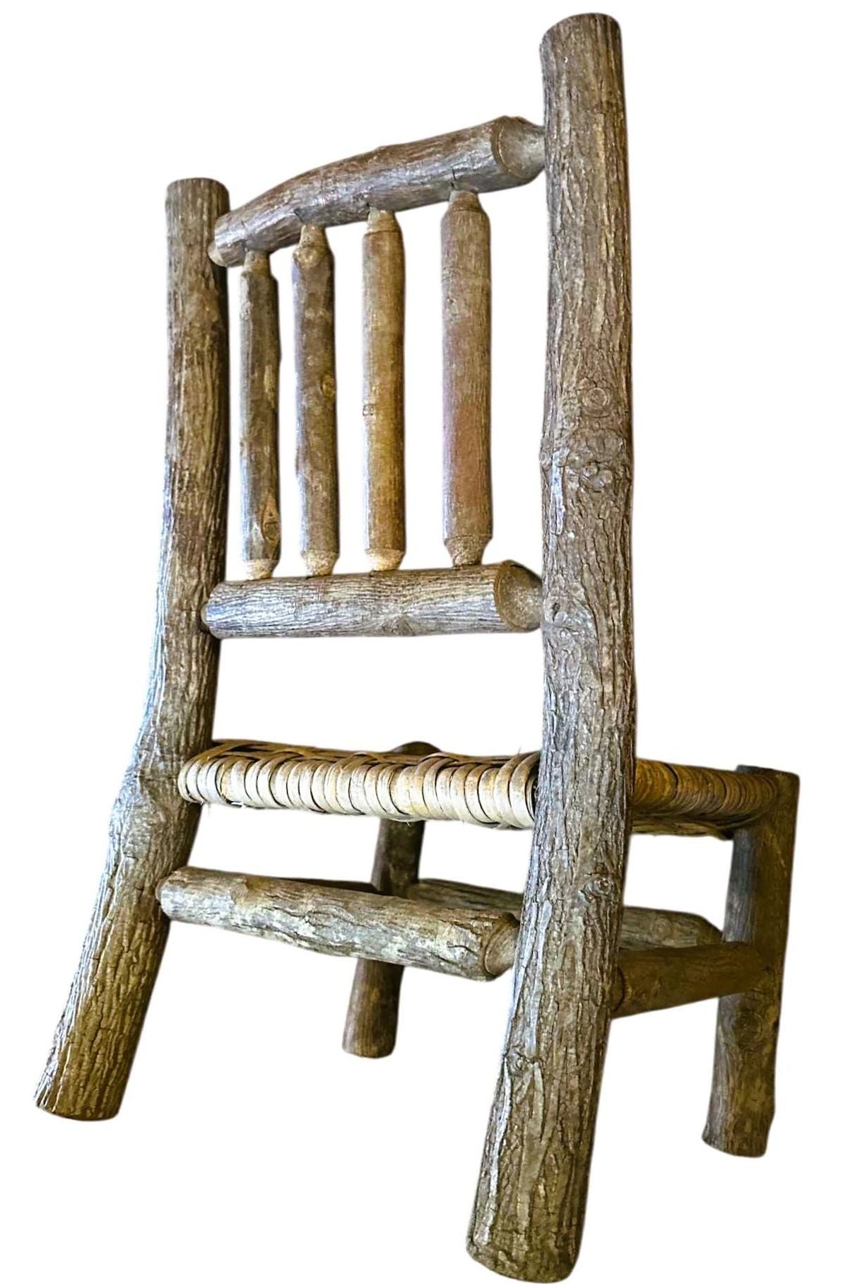 Vintage Old Hickory Attributed Children's Chairs - A Pair - Image 5