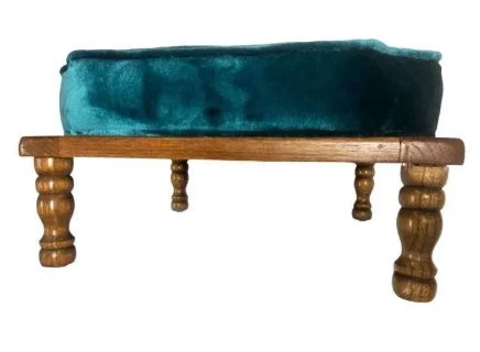 Mid 20th Century Stackable Ottomans With New Coordinating Upholstery - Set of 3