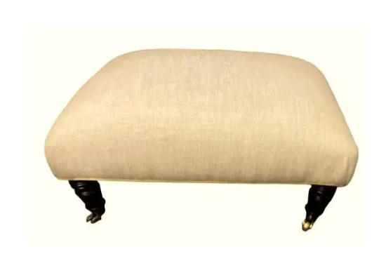 Ralph Lauren Home Vintage Chesterfield Chair and Ottoman