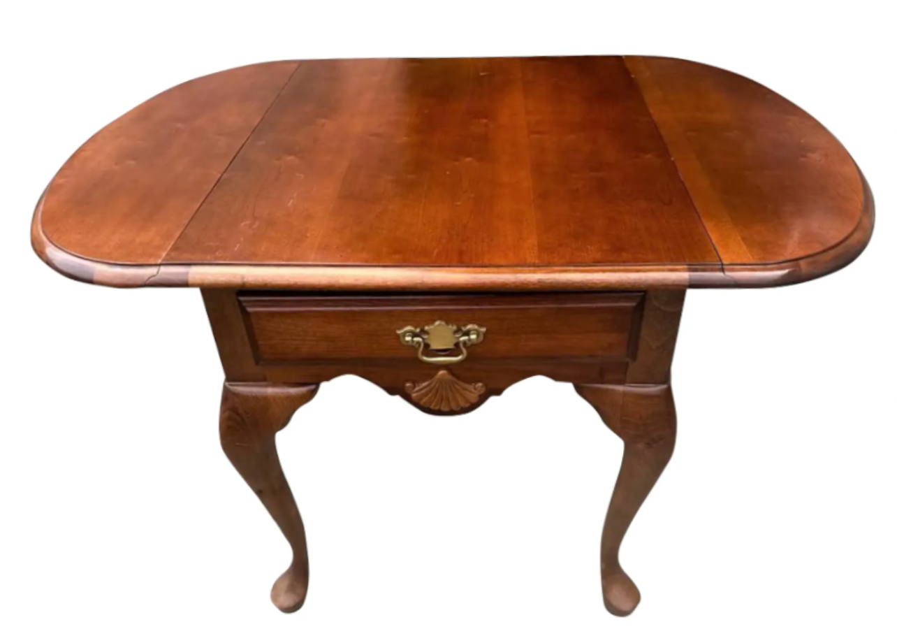 Queen Anne Drop Leaf Side Table