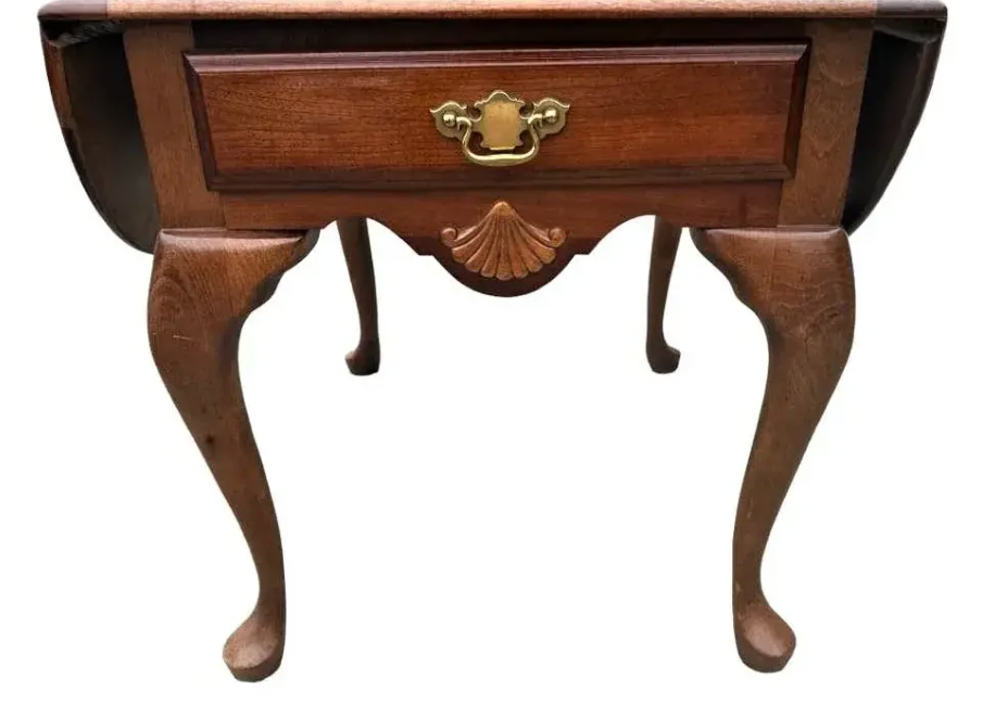Queen Anne Drop Leaf Side Table
