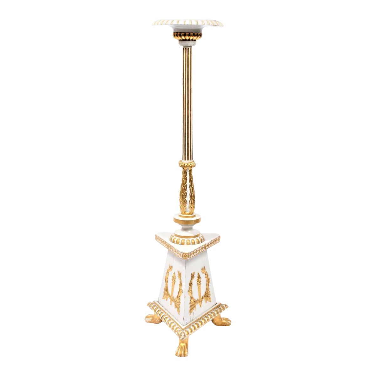 Early 20th Century Hollywood Regency Accent - a Neoclassical Style Torchiere Pedestal From Europe - Image 2