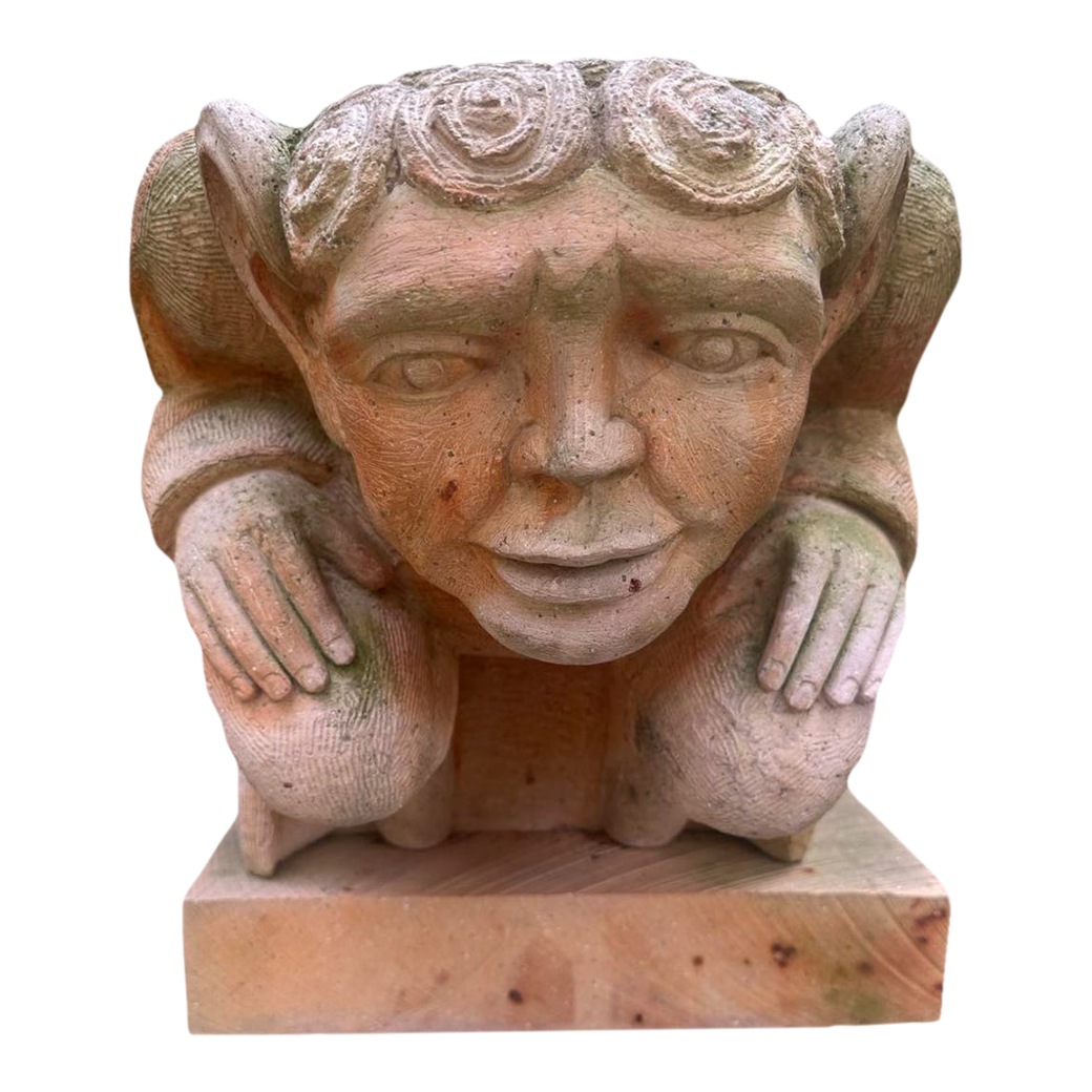 Cantera Stone Gargoyle Sculpture From Guanajuato, Mexico - Image 2