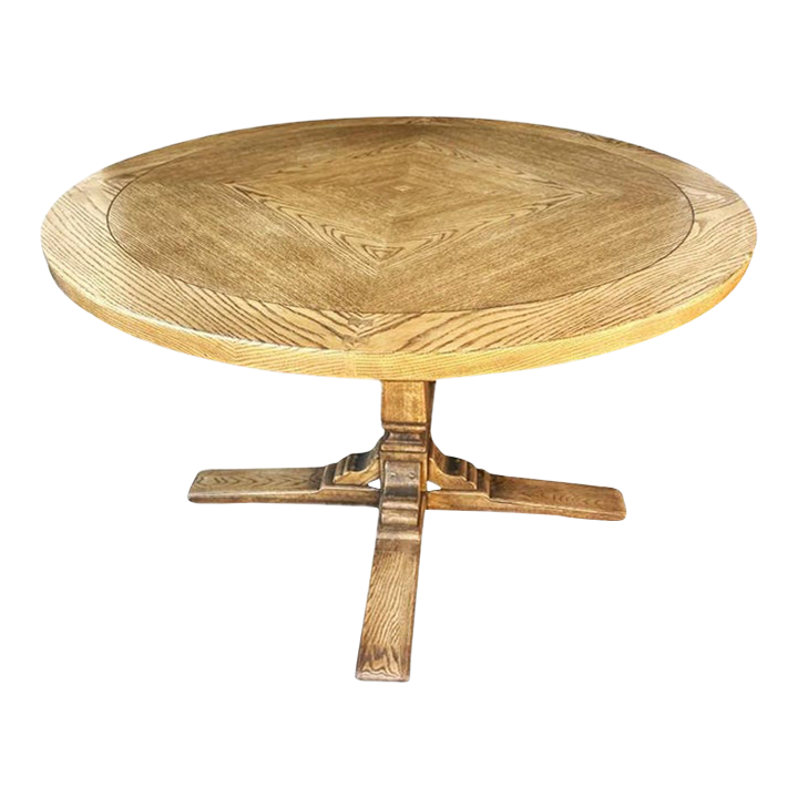 Romweber Viking Oak Table - Vintage Mid 20th Century - Image 2