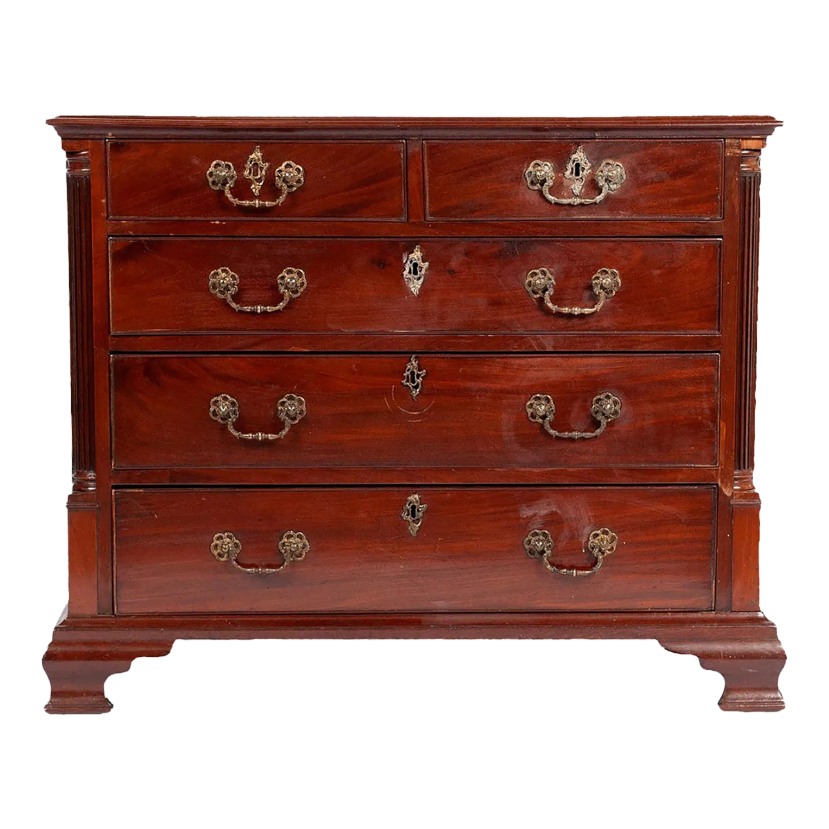 Late 18th Century George III Mahogany Chest of Drawers - Image 2