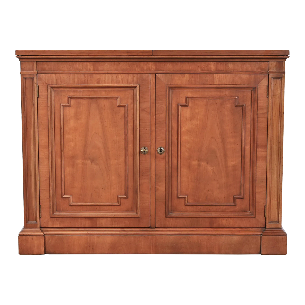 Kindel Grand Rapids 'Milano' Cherry Wood Rolling Buffet Server or Dry Bar - 1960s - Image 2