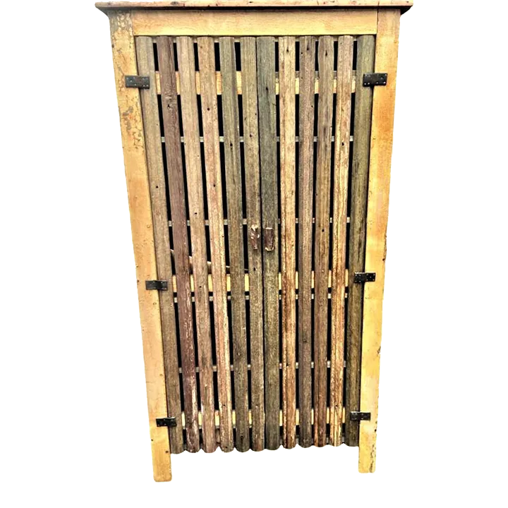 Rustic Cabinet Made From Reclaimed Wood With an 'Old Hickory' Look - Image 2