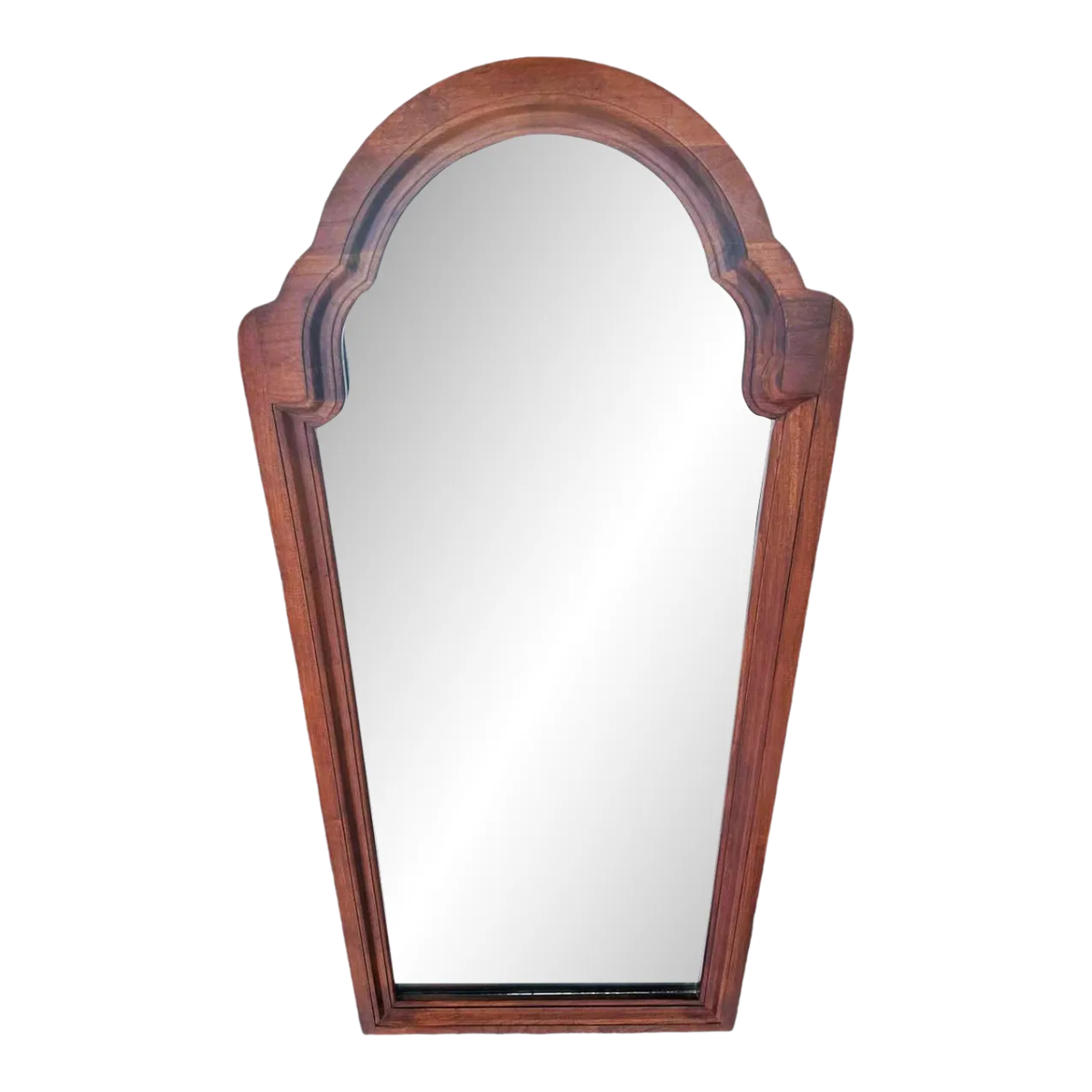Louis Philippe Wall Mirror With Solid Cherry Wood Frame - Vintage Late 20th Century - Image 2