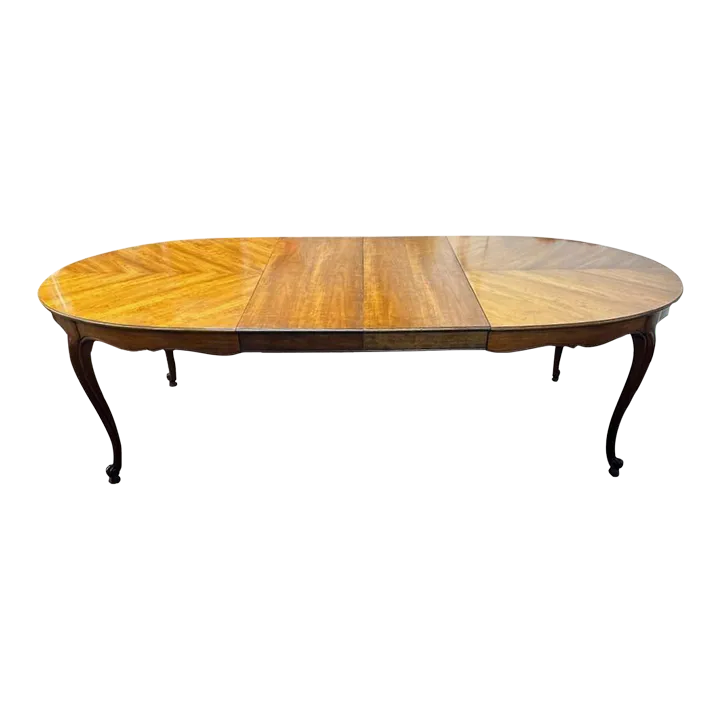 Kindel Grand Rapids Belvedere Louis XV Dining Table Extending to 98" - Made in 1960s - Image 2