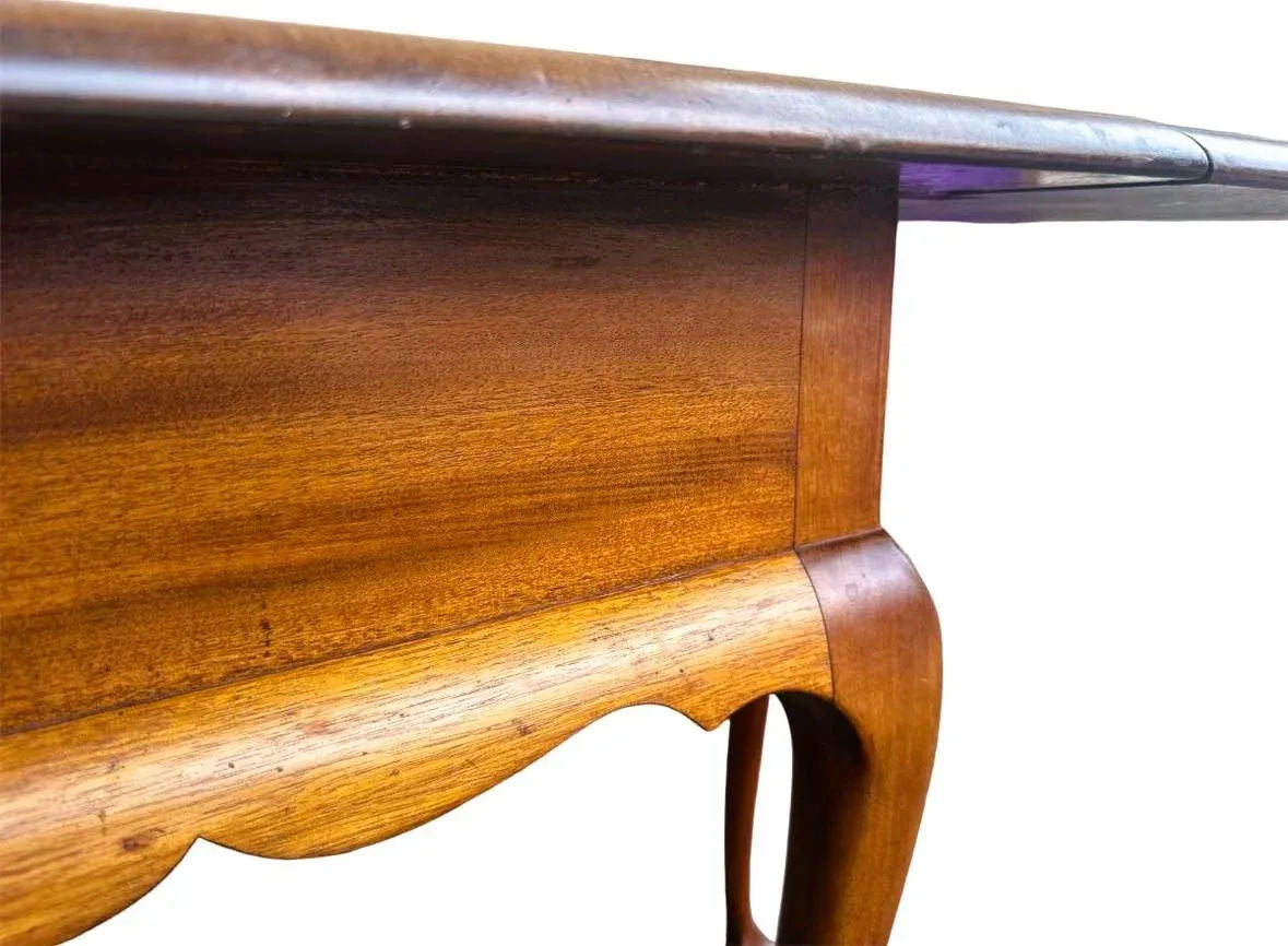 Antique English Style Mahogany Gate Leg Table - Made in Cambridge, Massachusetts Early 20th Century - Image 12