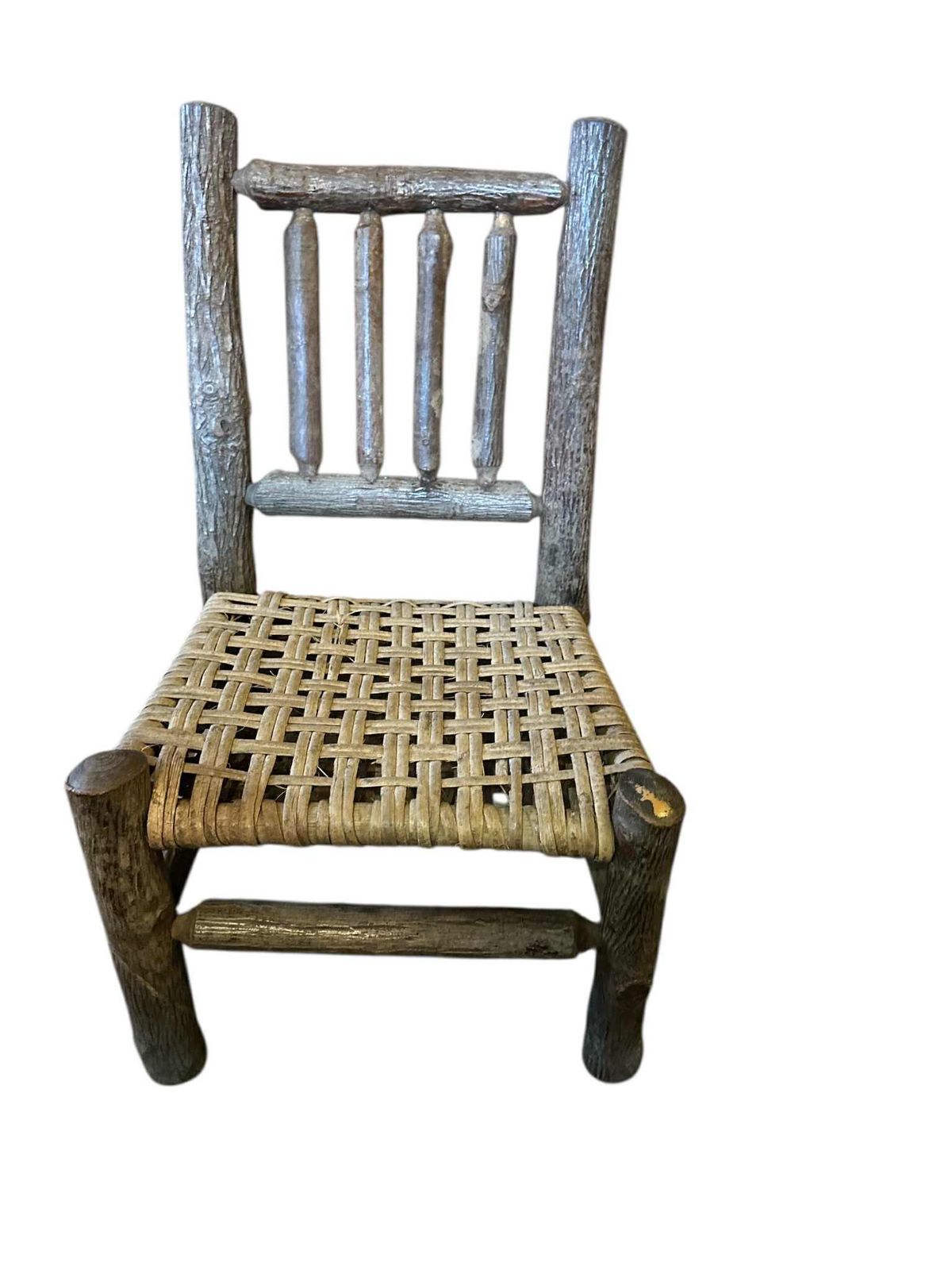 Vintage Old Hickory Attributed Children's Chairs - A Pair - Image 3