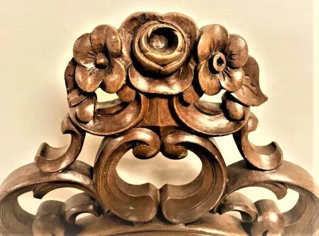 Late 19th Century Carved Rosewood Renaissance Revival Chair With Hair-On Cowhide Seat Upholstery - Image 3
