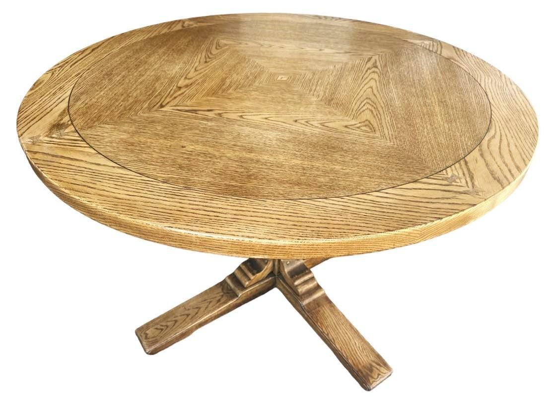 Romweber Viking Oak Table - Vintage Mid 20th Century - Image 3
