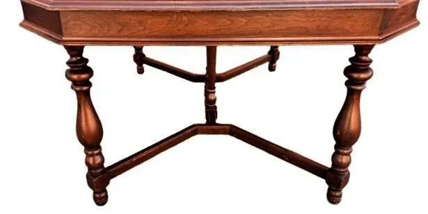 Early 20th Century Antique Walnut Spanish Revival Dining Table - Image 3
