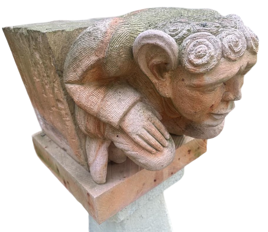 Cantera Stone Gargoyle Sculpture From Guanajuato, Mexico - Image 3