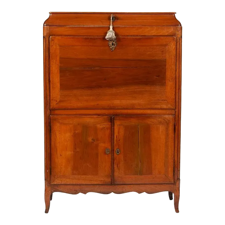 18th Century French Louis XVI Walnut Secrétaire à Abattant - Provenance Adolphus Busch and Brookings Heirs - Image 3