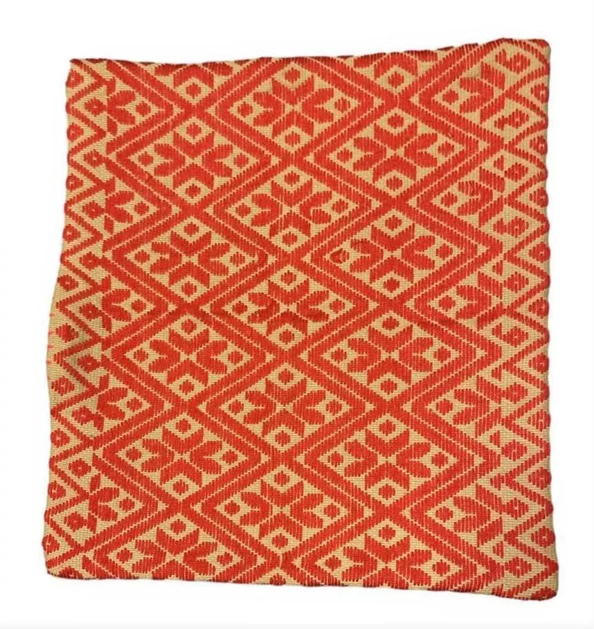 Hand Embroidered Indigenous Craft Pillow Cover From Guerrero, Mexico - Image 3