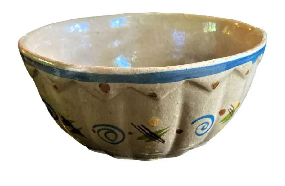 1950s Vintage Mexican Glazed Earthenware Serving Bowls - 4 Pieces - Image 3
