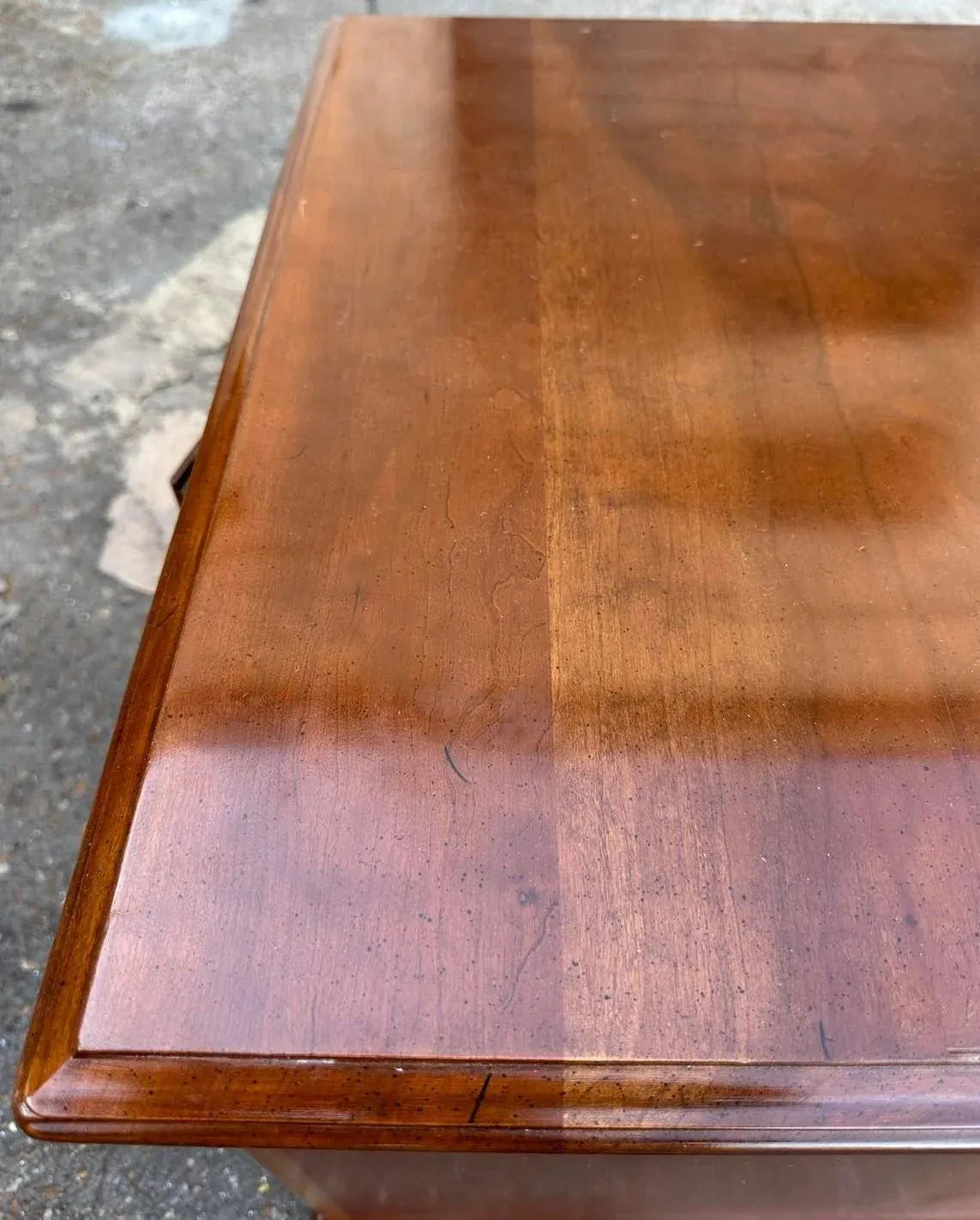 Ethan Allen Cherry Wood Nightstand or Side Table - Vintage Late 20th Century - Image 3