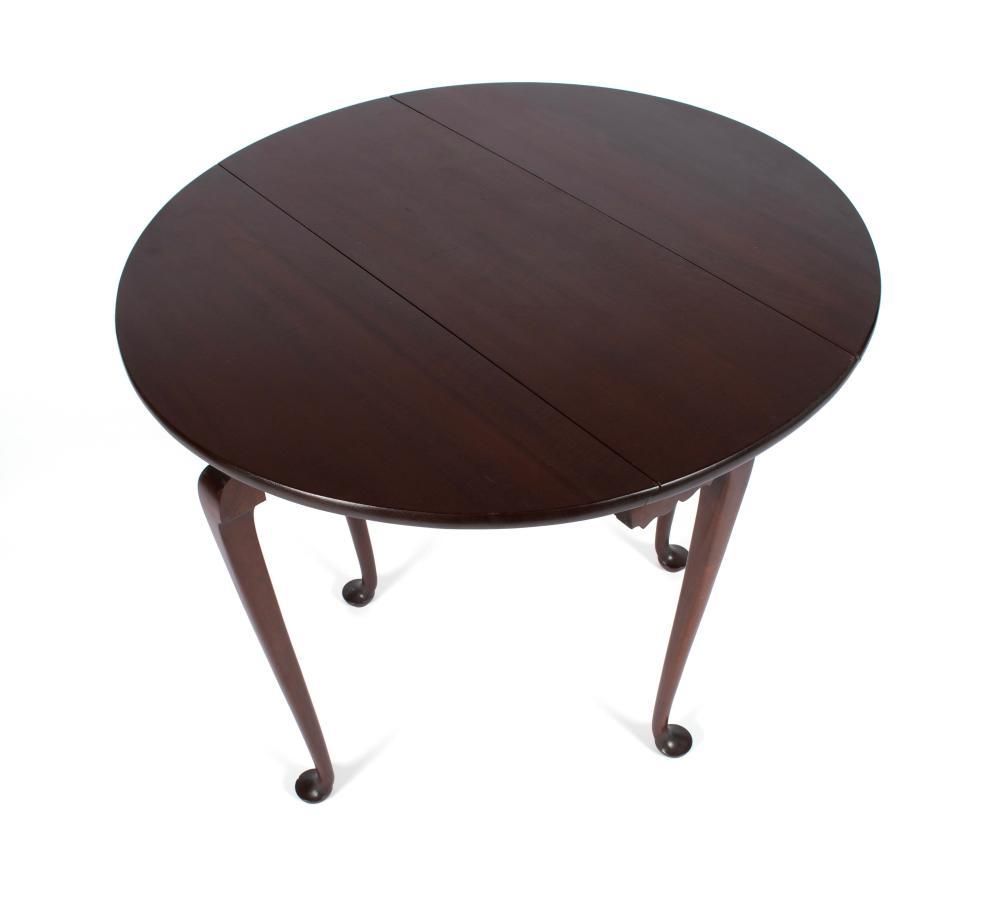 Queen Anne Dropleaf Console Table Custom Made by David LeFort of Hanover, Massachusetts - Image 3