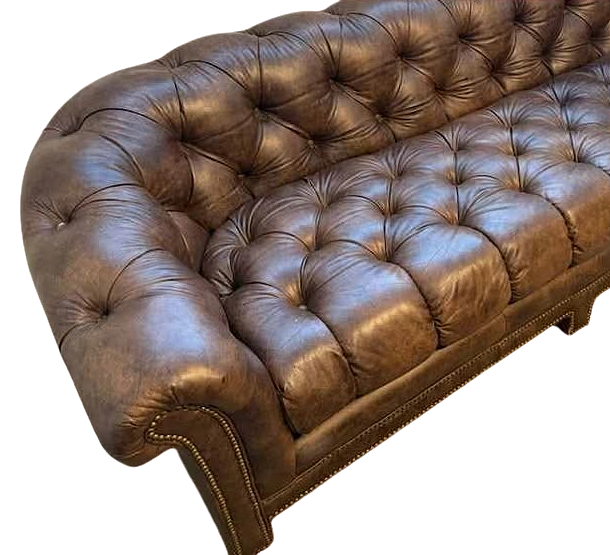 Schafer Brothers Vintage Chesterfield Sofa - Mid-20th Century - Image 3