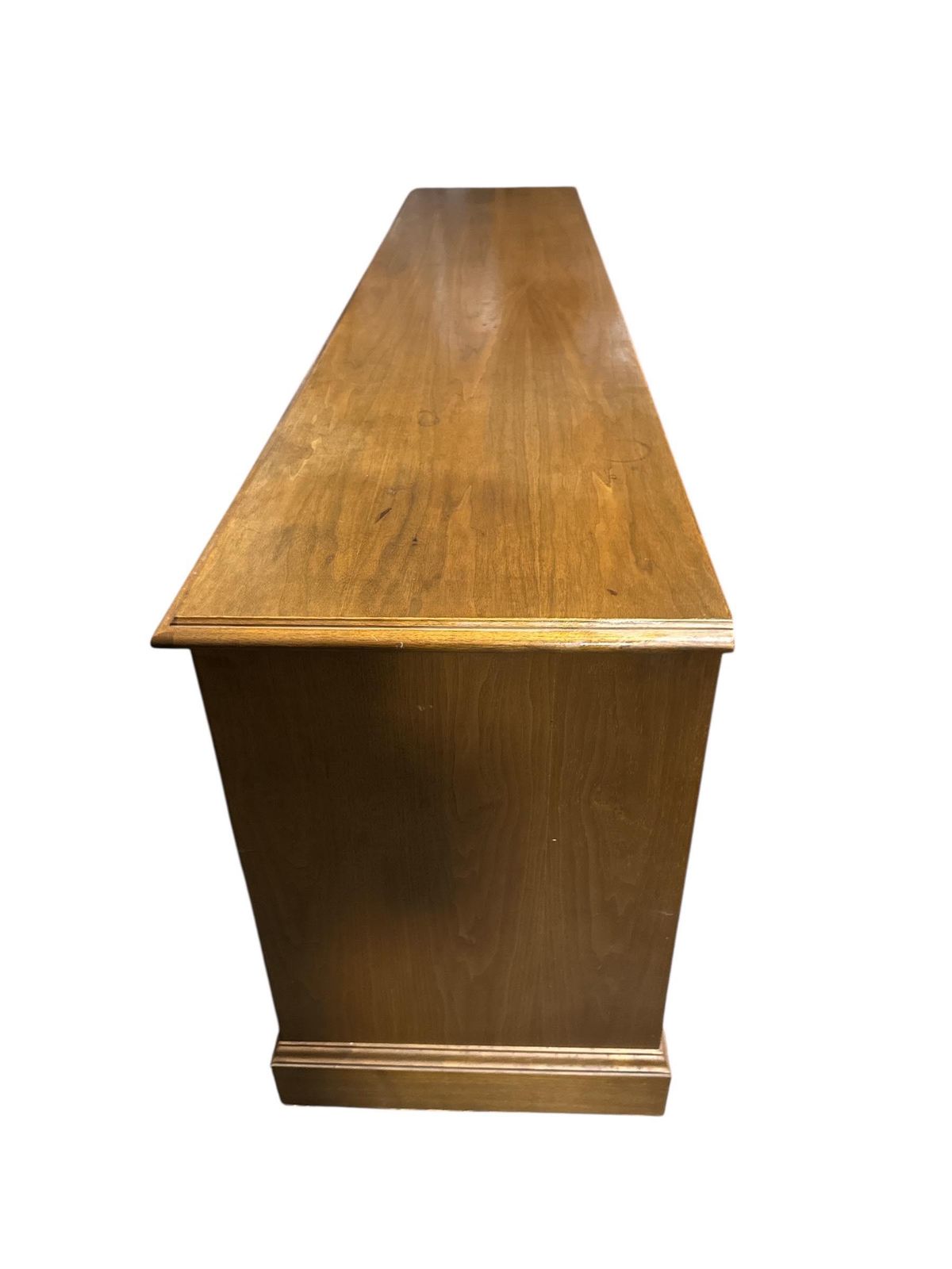Very Large 90" Solid Walnut Executive Credenza - Vintage Late 20th Century - Image 3