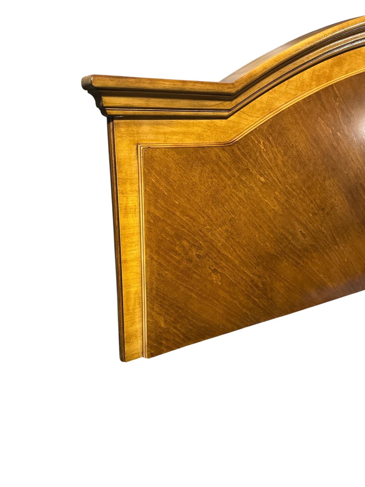 American of Martinsville King Size Banded Cherry Wood Headboard From Ritz-Carlton - Image 3