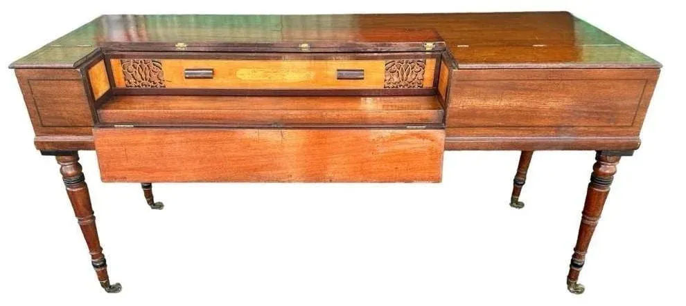 John Broadwood & Son Square Piano Made in London, Signed and Dated in 1808 - Converted Into Console Table or Dressing Table - Image 3