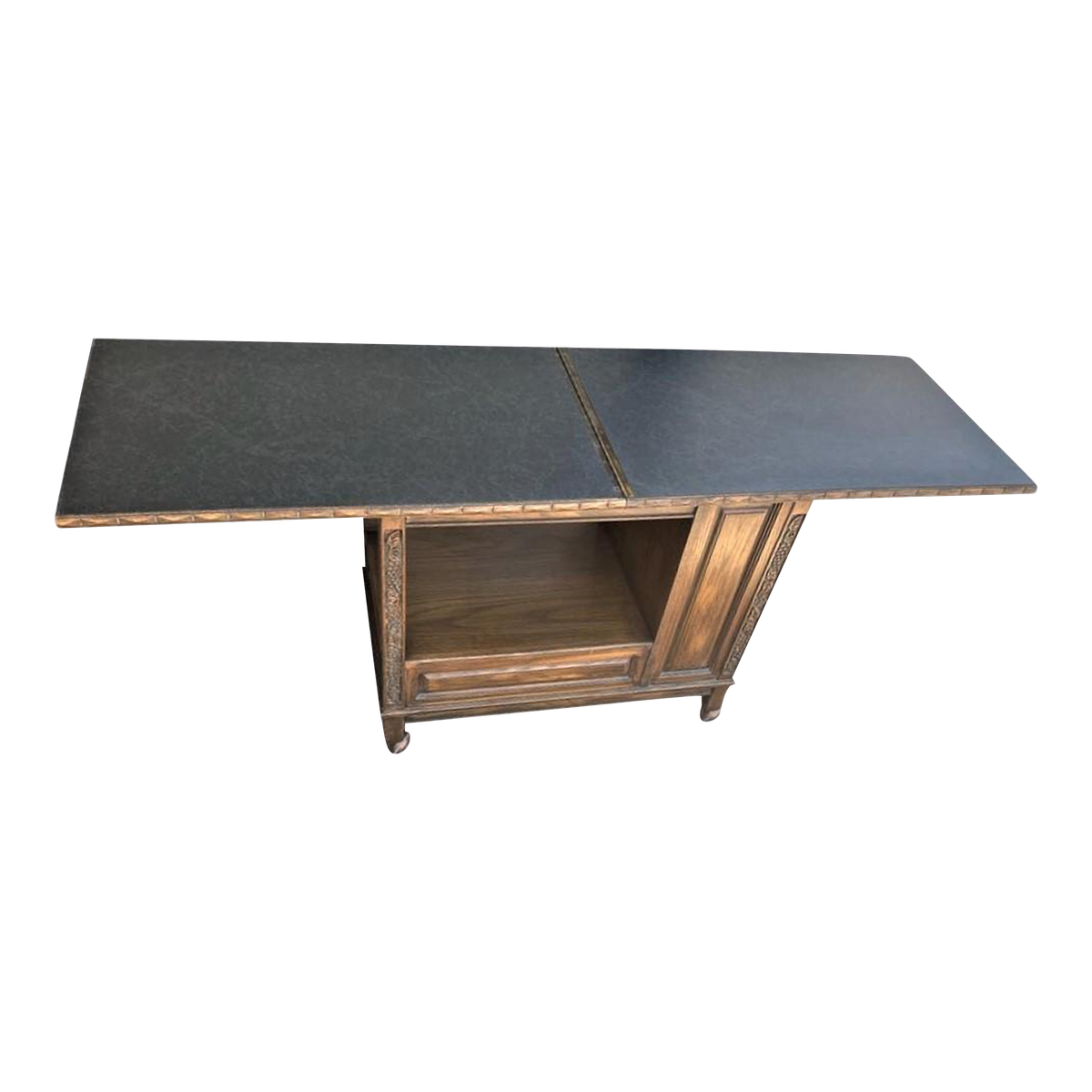 Romweber Viking Oak Dry Bar or Serving Cart - Vintage Mid 20th Century - Image 3
