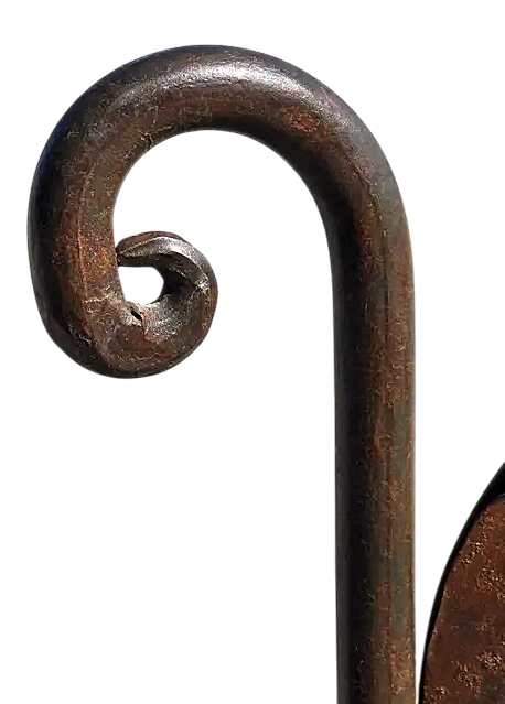 Vintage Pierced Iron Fireplace Screen From Mexico - Image 3