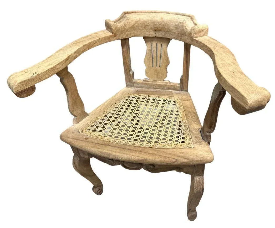 Mexican Carved Child’s Armchair - Vintage Late 20th Century - Image 4