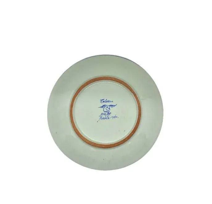 Puebla Mexican Talavera Decorative Plate by Ansar - Late 20th Century - Image 4