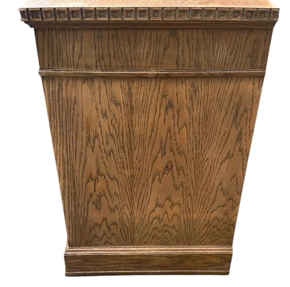 Vintage Romweber Viking Oak Desk - Circa 1960s - Image 4