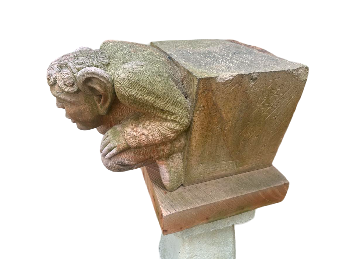 Cantera Stone Gargoyle Sculpture From Guanajuato, Mexico - Image 4