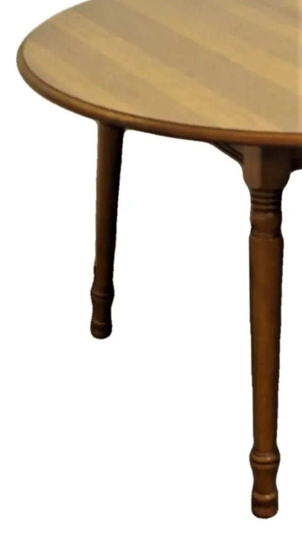Mid 20th Century Tell City 48" Round Maple Dining Table - Image 4