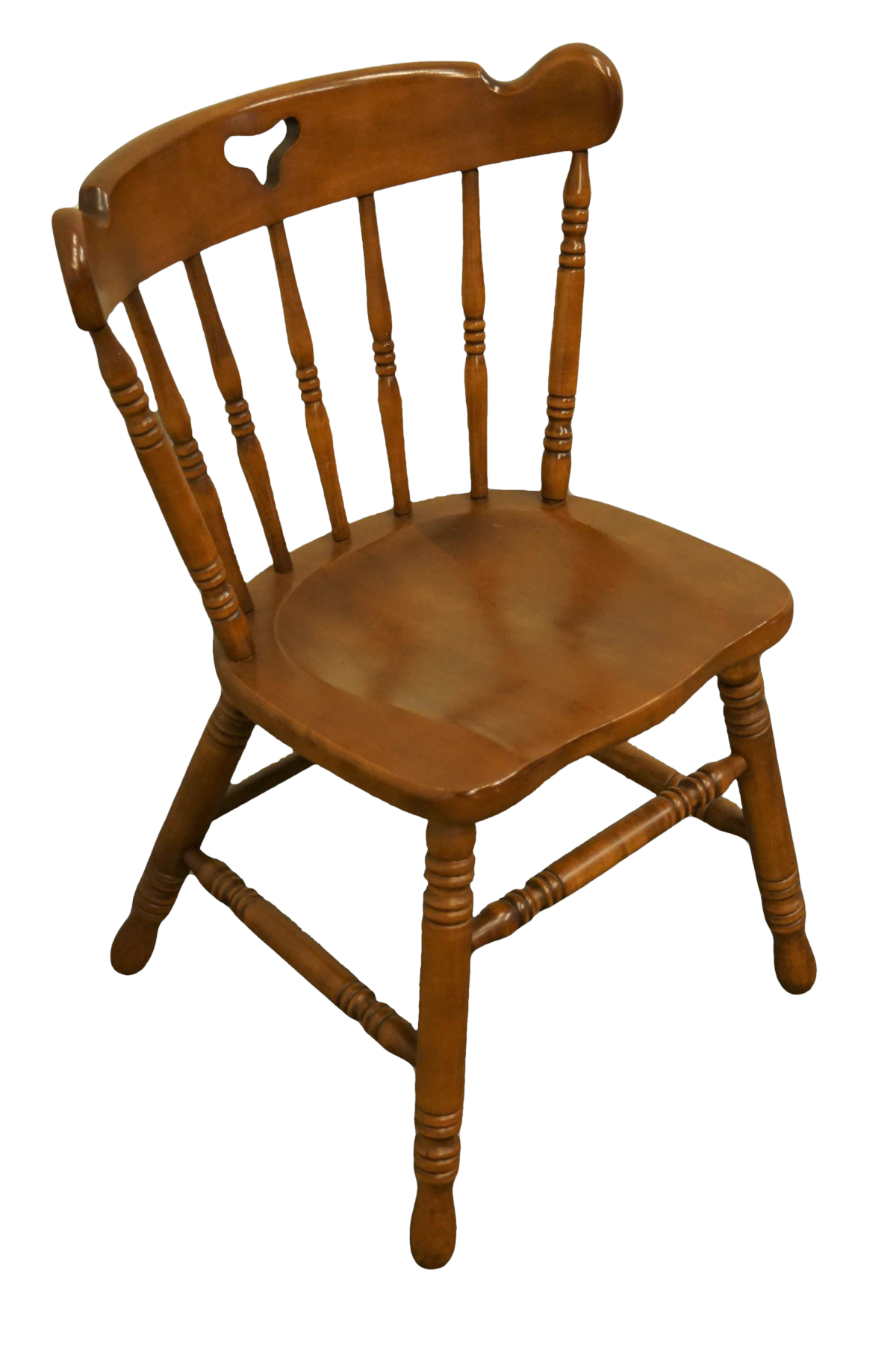 Swiss-American Tell City Pub Chairs in Hard Rock Maple - Set of 6 - Two Sets Available - Image 4