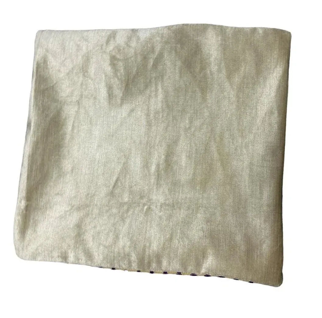 Hand Embroidered Indigenous Craft Pillow Cover From Guerrero, Mexico - Image 4