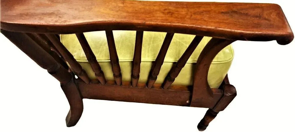 Stickley Brothers Signed Antique Maple Windsor Chair With Seat and Back Cushions - Grand Rapids - 1920s - Image 4