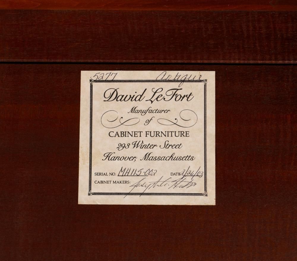 Queen Anne Dropleaf Console Table Custom Made by David LeFort of Hanover, Massachusetts - Image 4