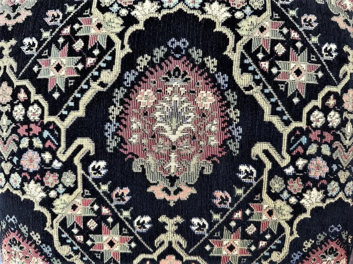 Pair of Spanish and Moorish Style Tapestry Upholstered Accent Chairs - Image 4