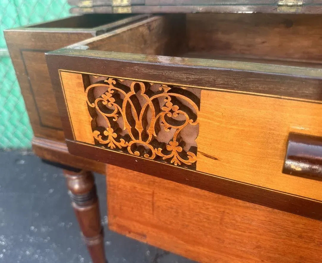 John Broadwood & Son Square Piano Made in London, Signed and Dated in 1808 - Converted Into Console Table or Dressing Table - Image 5