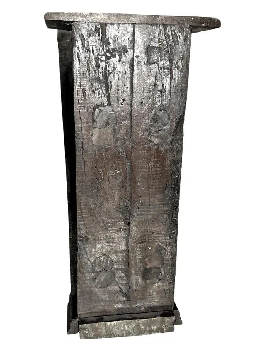 Heavily Carved Mexican Pedestal or Plant Stand - Image 5