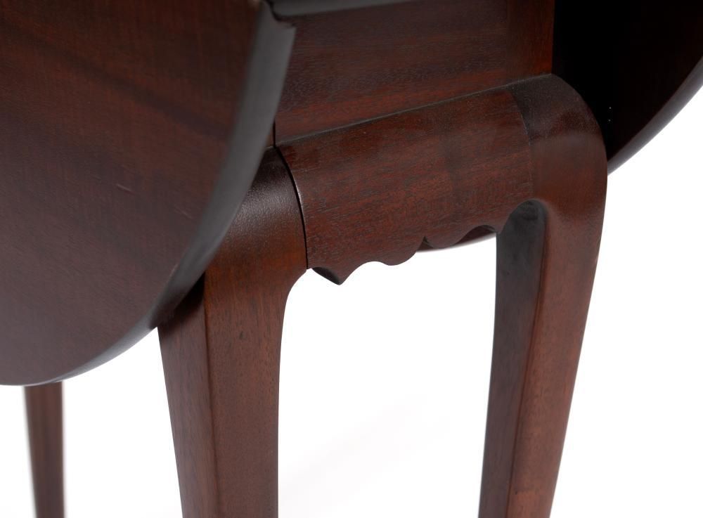 Queen Anne Dropleaf Console Table Custom Made by David LeFort of Hanover, Massachusetts - Image 5
