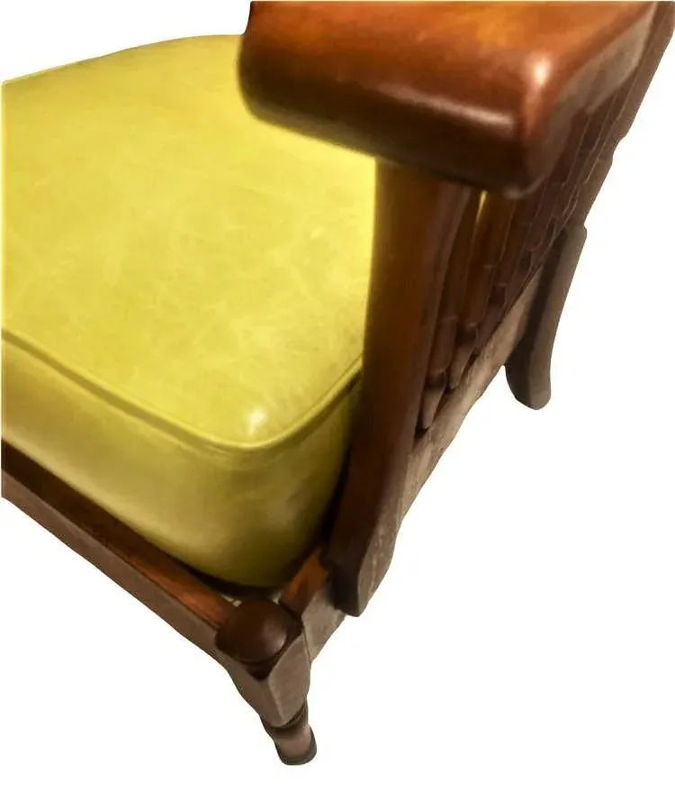 Stickley Brothers Signed Antique Maple Windsor Chair With Seat and Back Cushions - Grand Rapids - 1920s - Image 5