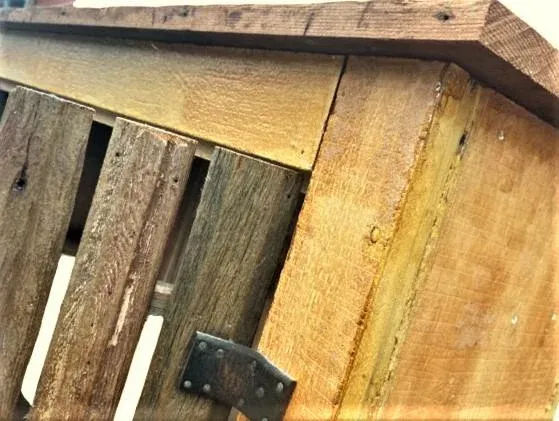 Rustic Cabinet Made From Reclaimed Wood With an 'Old Hickory' Look - Image 5