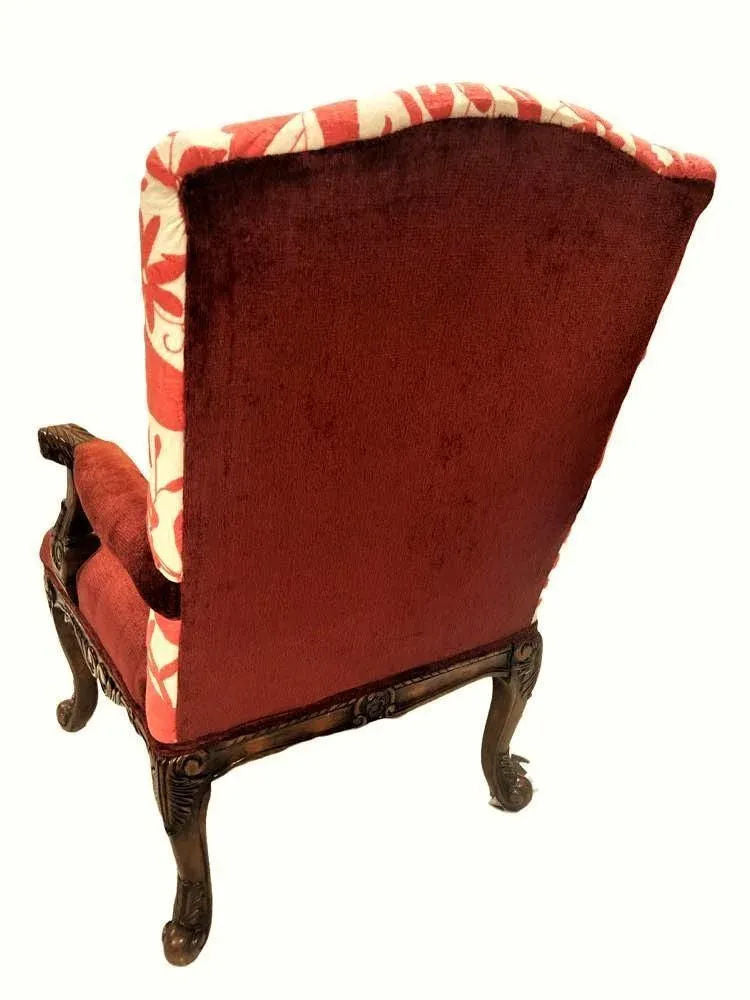 Hacienda Fauteuils With New Otomi Hand Embroidery Upholstery - a Pair - Early 21st Century - Image 5