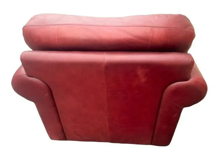 Early 21st Century Legacy Leather Wide Chair With Rolled Arms and Nail Head Trim - Image 5