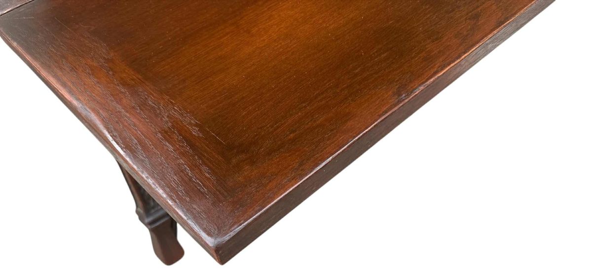 Vintage Viking Oak Dining Table 60" With Pullout Leaves Extending to 96" - Circa 1950 Attributed to Romweber - Image 5