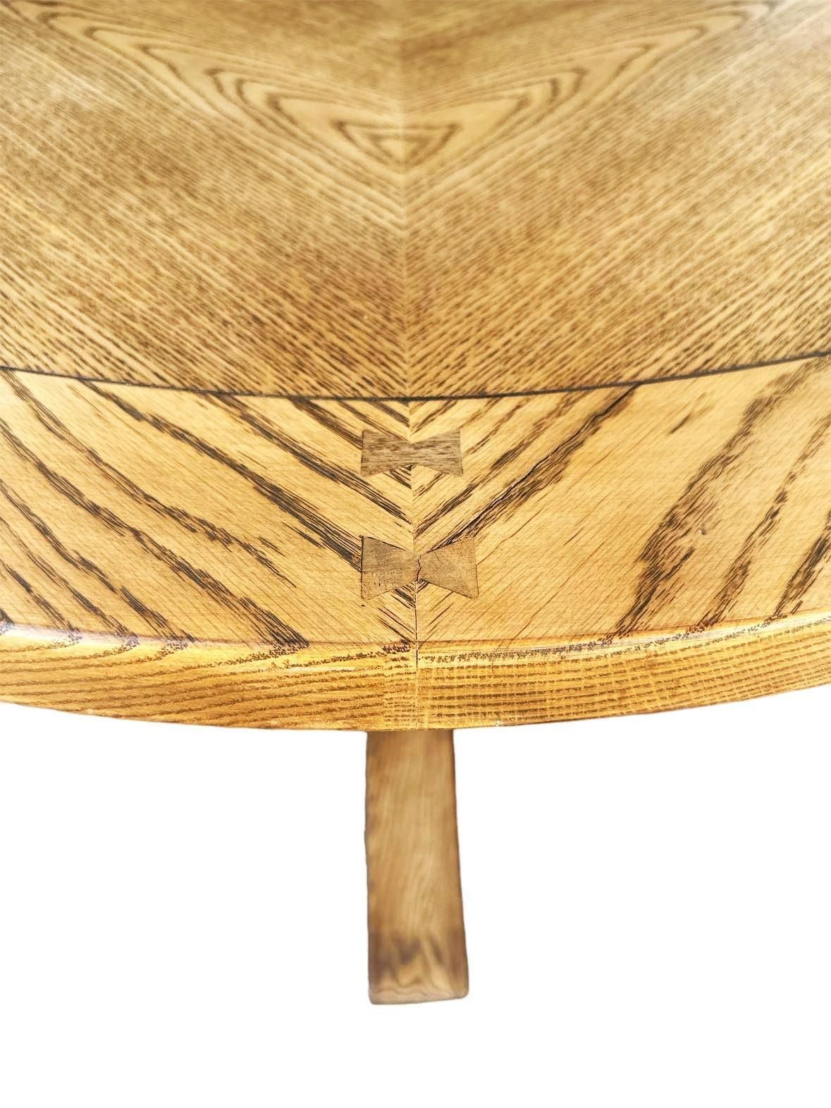 Romweber Viking Oak Table - Vintage Mid 20th Century - Image 5